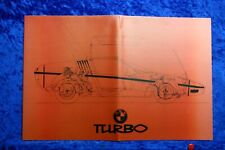 BMW Turbo (M1) 1972 Prospekt (E#199) FAKSIMILE Archiv Verlag