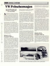 WIKING CHRONIK VOLKSWAGEN VW