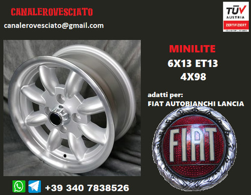 Cerchio lega minilite 4x98 - cerchio,