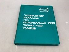 TRIUMPH Workshop Manual Handbuch BONNEVILLE  + TIGER 750 Englisch Oldtimer