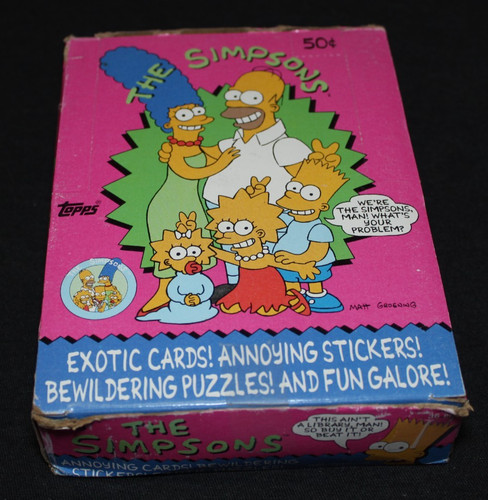 1990 topps the - topps, simpsons