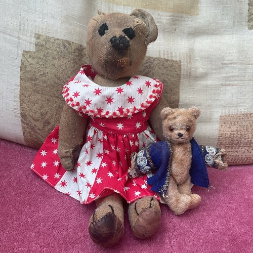 Zwei alte figuren teddybären - alte,