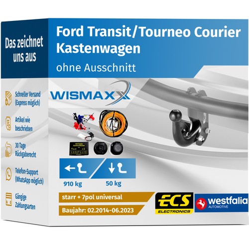 Ahk für ford transit tourneo - für, transit/tourneo