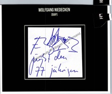 Original autogramm wolfgang - original,