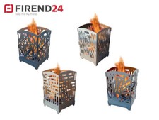 Feuerkorb Feuertonne Feuerstelle für den Garten "LATERNE" Steckbar Stahl