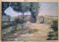 Öl Auf Leinwand Signiert