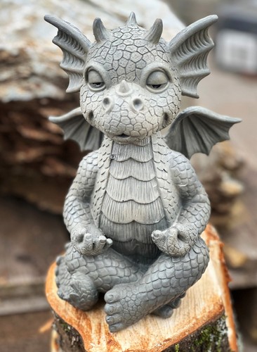 Gartendrache drache macht yoga - drache,
