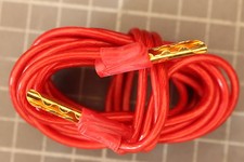 2 Stück Messleitung 2m Stecker vergoldet MC Multicontact Typ LK4-A