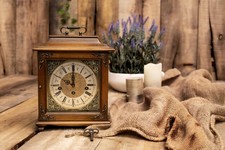 Vintage Hermle Kaminuhr