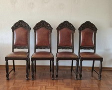 Vintage Stühle 4er Set Eiche