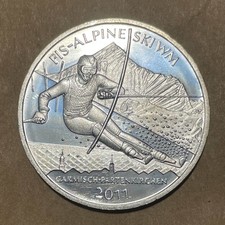 Gedenkmünze FIS-Alpine-Ski-WM