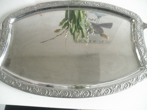 Servierplatte edelstahl x - edelstahl,