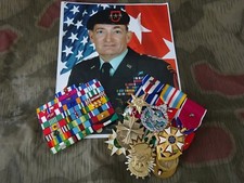 US Große- und Bandspangen Ordensspange  Silver Star usw. Vietnam/Golf ! General