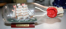 GORCH FOCK * Buddelschiff * Flaschenschiff * Segelschiff * maritime Deko 