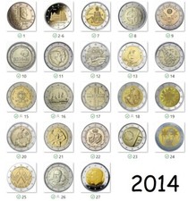 2 Euro Gedenkmünze 2014 - Alle Länder verfügbar