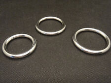 Gardinen- / Vorhangringe Edelstahl nahtlos massiv 45 mm -  Europäische Ware