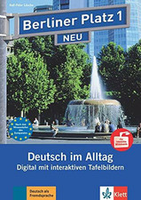 Berliner Platz 1 NEU: Digital mit interaktiven Tafelbildern Buch Klett Sprachen