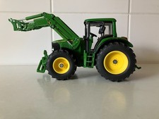 John DEERE, 6820, M-1:32, Frontlader, mit Rundballengreifer, bespielt, ohne OVP