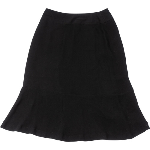 Chanel noir silk skirt 34 - noir, (de