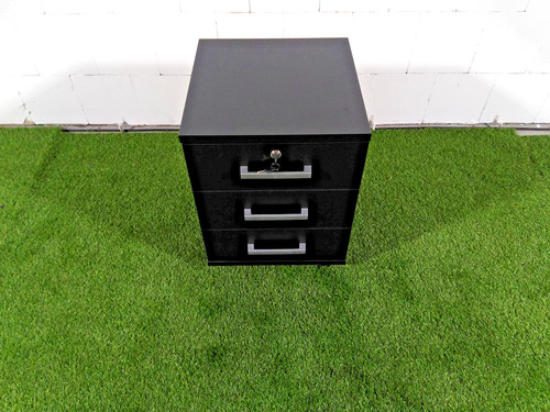 Rollcontainer schwarz - , 3
