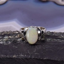 Edel Opal Ring, 925er Silber