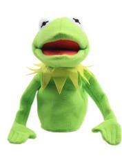 Handpuppe Kermit La Frosch