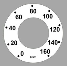 Tacho aufkleber passend - tacho,