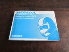 Honda CB500 1994 Owner's