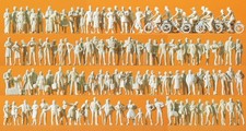 Preiser figuren unbemalt 87 - unbemalt, 1:87