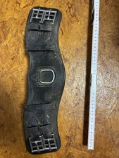 Dressur Sattelgurt Kurzgurt Leder 45 Cm Schwarz