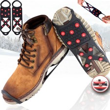 Schuh Spikes Anti-Rutsch Gleitschutz Schuhspikes Eiskrallen Schuhkrallen 37-46