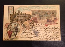 Lithografie postkarte - lithografie,