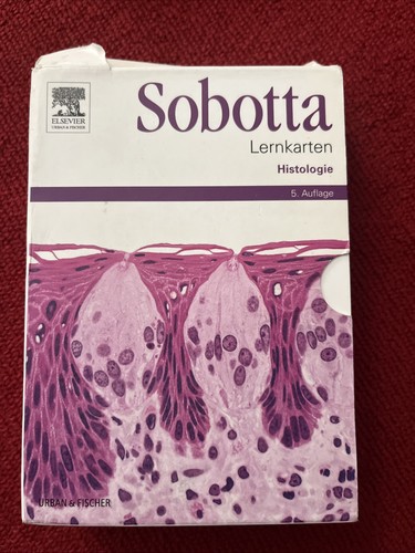 Sobotta lernkarten histologie - lernkarten,