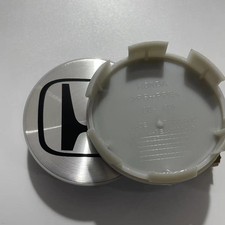 4x Für HONDA  Ø58mm Nabendeckel Radkappen hubcaps Civic Fit Jazz HR-V silbrig