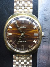 Belana Dienstuhr Handaufzug originale Vintage funktionsfähig und -tüchtig! Super