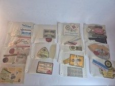 Etiketten Sammlung Bier Wein