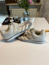 Adidas Powerlift 4 Gewichtheberschuhe Grau Weiß – Trainingsschuhe Größe 43 Gym