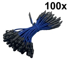 100x elastische gummis knebel - 100x,
