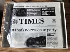 The Times Zeitung Titelseite