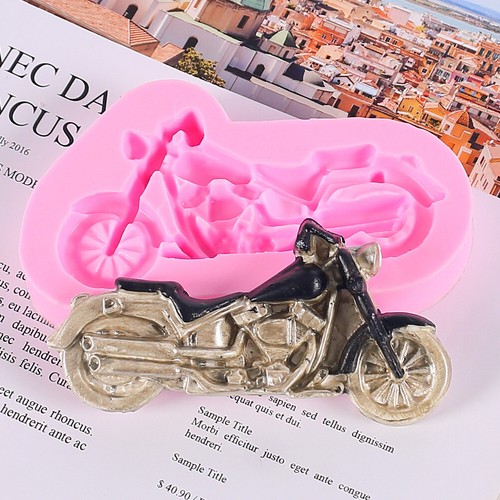 Silikonform fondant motorrad - silikonform,