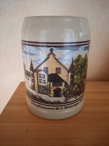 Alter bierkrug steingut - alter,