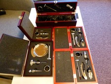  5 Geschenkboxen Weinkiste Weinset Wein Holzkiste Box Flaschenöffner Set