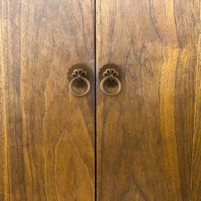 2er Set antike Kupfer Ringgriffe Messing Schubladengriffe für Kleinmöbel