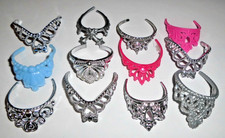 %***12 Barbie Prinzessinnen Kronen*Überwiegend neu***%