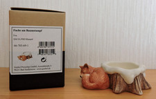 Goebel  Fuchs am Baumstumpf mit Teelicht - zum Winterwald - in OVP