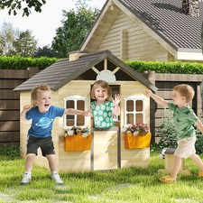 Outsunny spielhaus für kinder - outsunny,