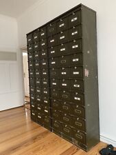 2 Metallschränke / August Blödner Gotha / um 1900