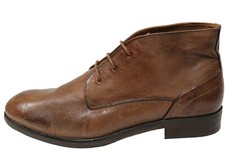 HUDSON 1018 6356 HERREN SCHUHE SCHNÜRER STIEFELETTE COGNAC LEDER GR 40
