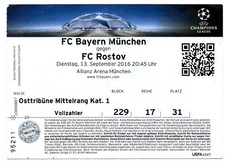 Ticket EC Bayern München - FK