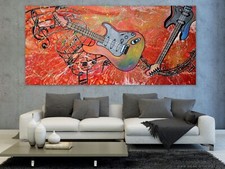 WEISE XXL Acryl BILD Abstrakt